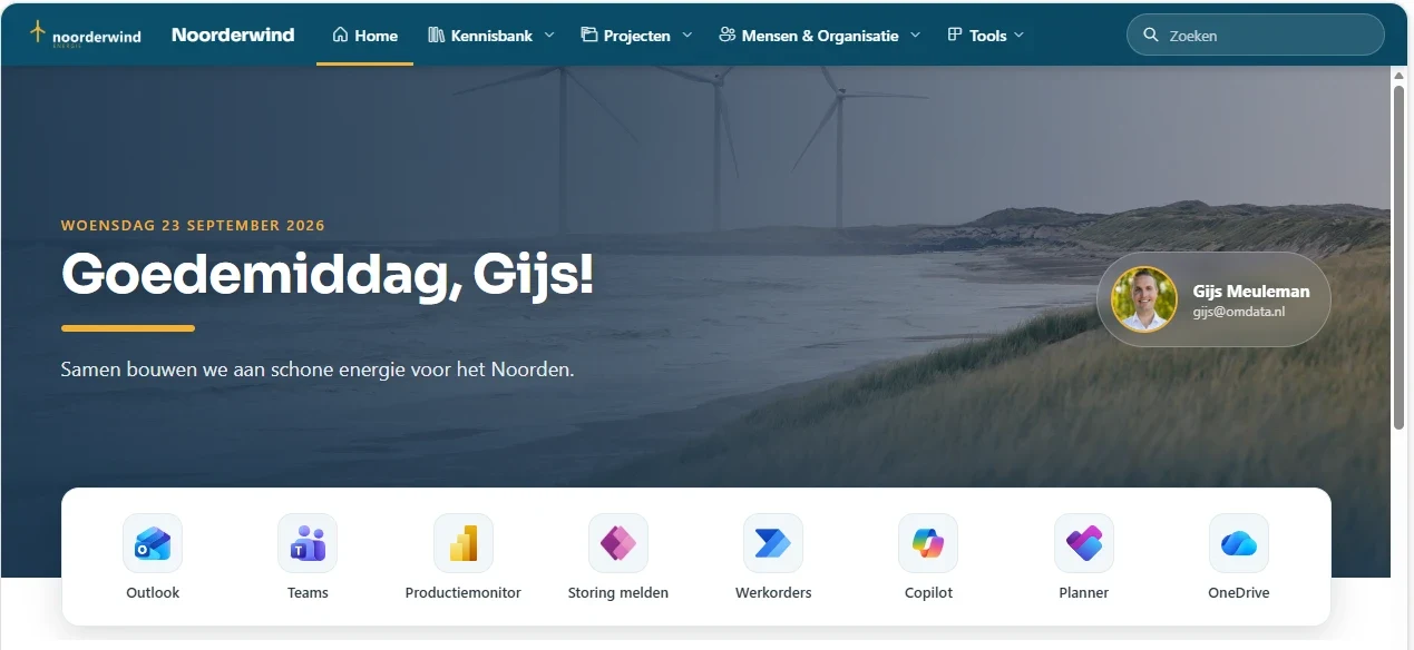 Welkomstbanner, variant A: Foto vol-breed